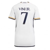 Koszulka piłkarska Real Madrid Vinicius Junior #7 Strój Domowy dla kobiety 2023-24 tanio Krótki Rękaw